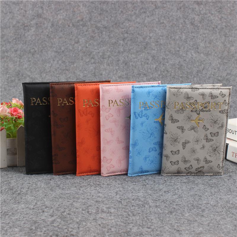 Index Card Holder - Sampul Paspor Kulit PU Untuk Pria