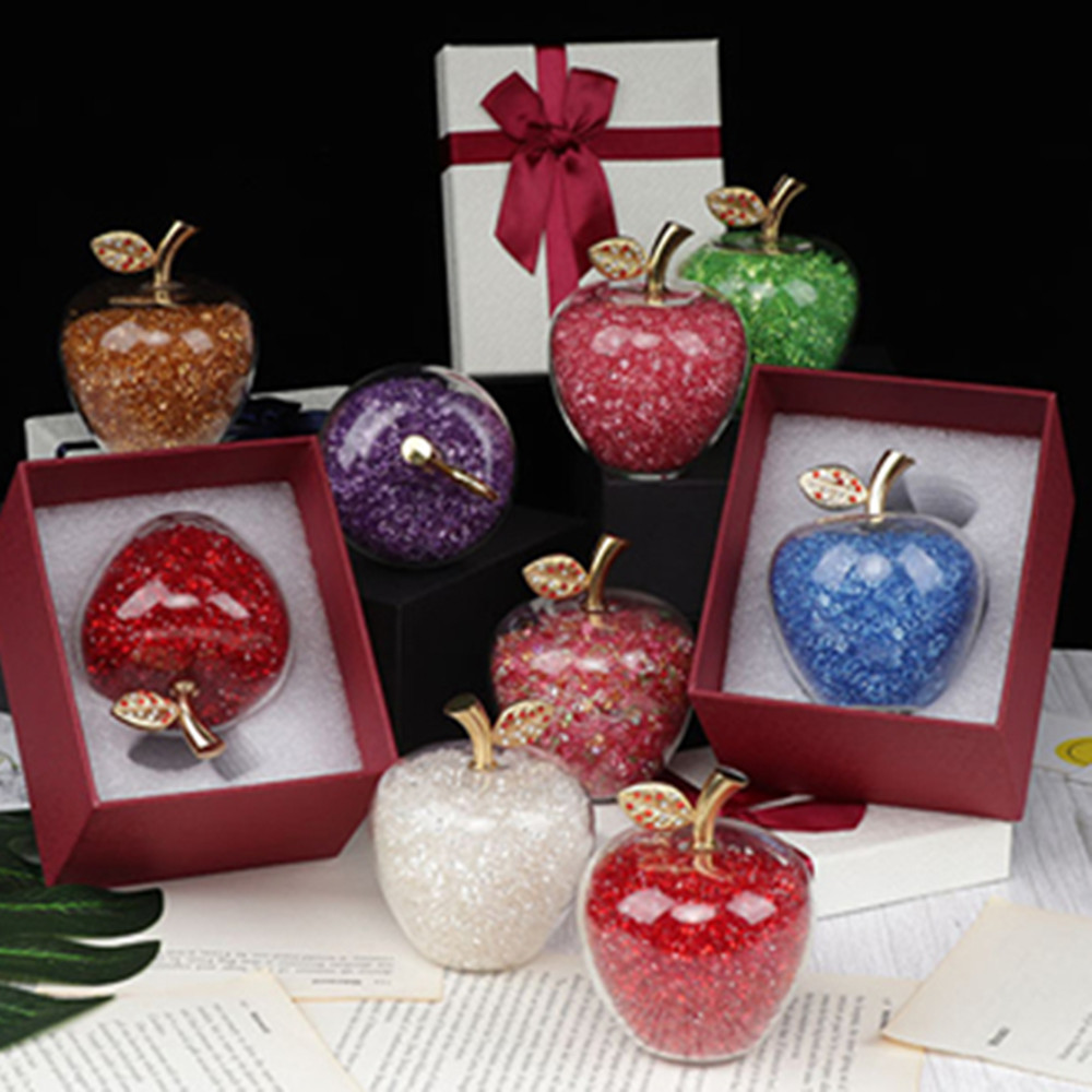 Paper Weight Crystal - Hiasan meja kristal buah, suvenir kerajinan