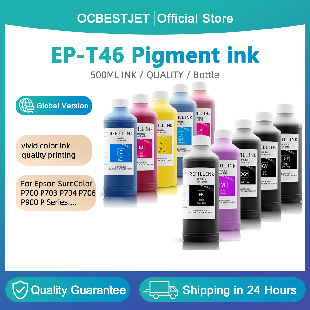 Fountain Pen Bottled Ink - 500ML/Botol Tinta Pigmen Tahan Air untuk