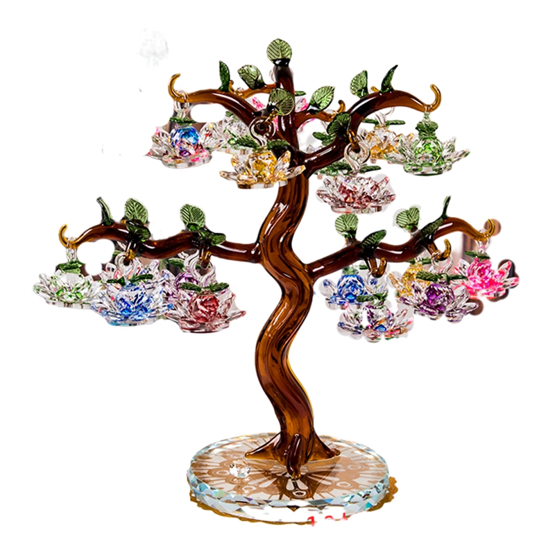 60Mm Quartz Kristal Lotus Bung - Paper Weight Crystal ulasan dan harga