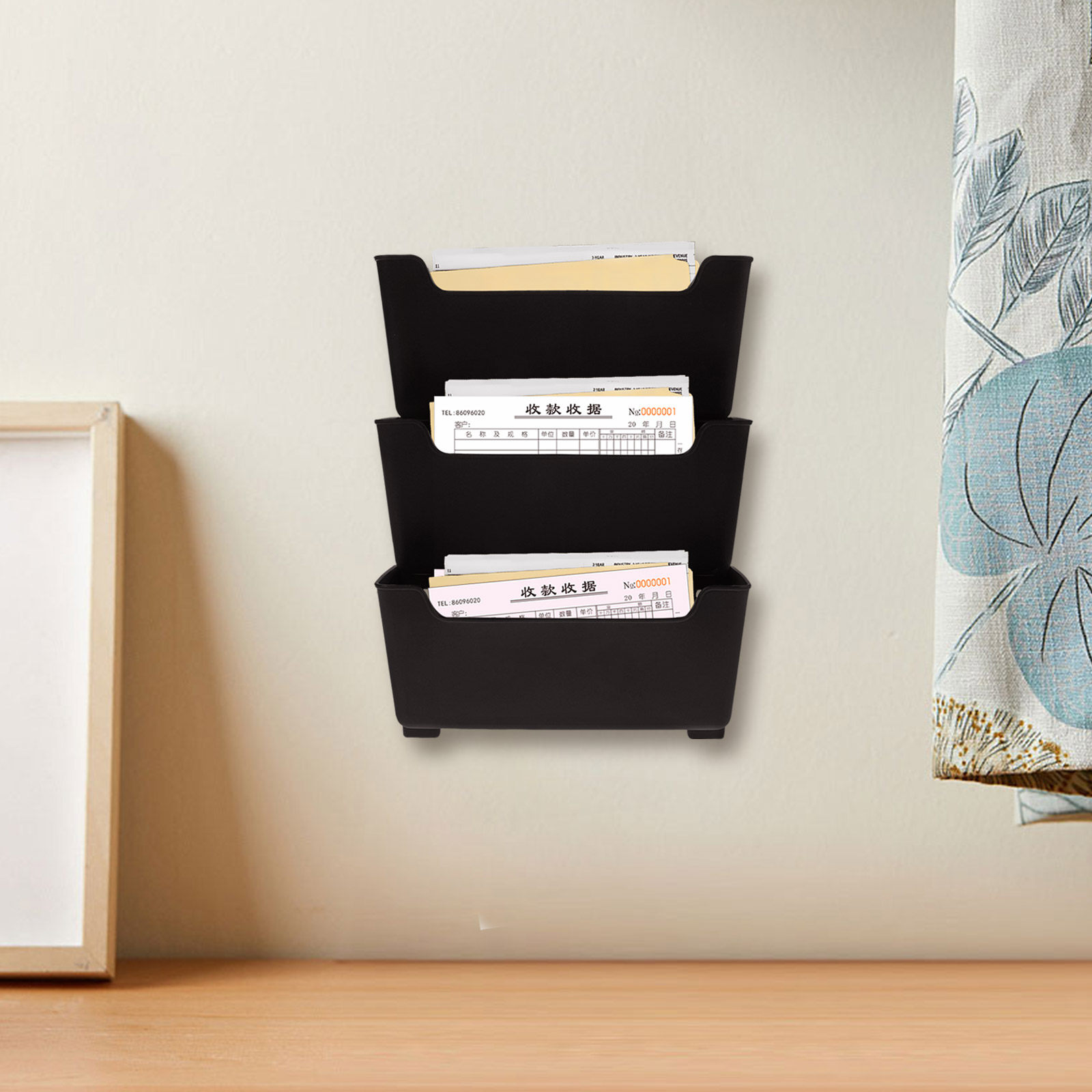 1Set Rak Dinding Transparan un - Magazine Holder Rack ulasan dan harga